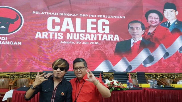 Ian Kasela di Pelatihan Singkat DPP PDIP Caleg Artis Nusantara  (Foto: Dok. PDIP)