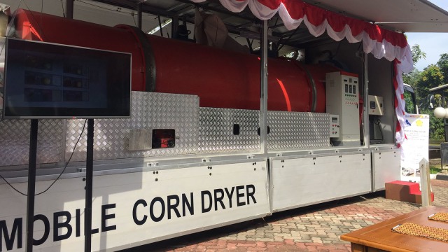 Alat Mobile Corn Dryer Produksi PT CPI. Foto:  Elsa Olivia Karina L Toruan/kumparan