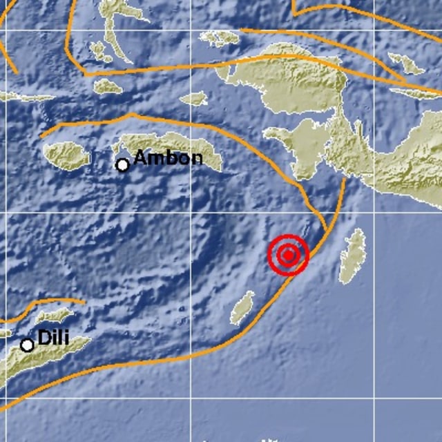 Gempa bumi di Maluku. (Foto: bmkg)