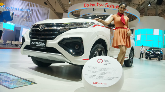 Mobil Daihatsu Terios Custom di pameran GIIAS 2018, Tangerang, Jumat (3/8). (Foto: Aditia Noviansyah/kumparan)