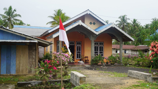 Desa Makarti, Desa Transmigrasi di Halmahera Utara, Jumat (3/8). (Foto: Kelik Wahyu/kumparan)