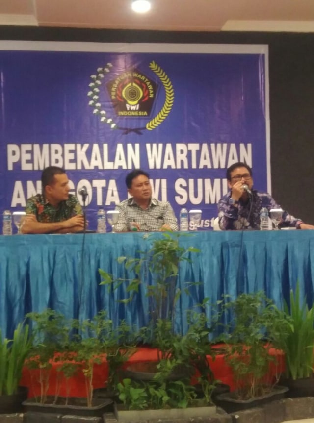 Pembekalan Anggota PWI Sumut (Foto: Dok. Ilham Bintang)