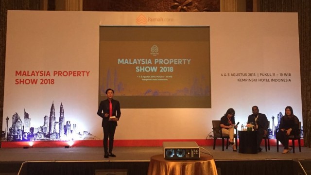 Malaysia Properti Show 2018, di Hotel Kempinski, Jakarta Pusat, Sabtu (4/8) (Foto: Abdul Latif/kumparan)