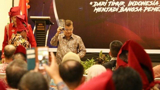Wapres Jusuf Kalla hadir di Rakernas IA-ITB Tahun 2018. (Foto: Dok. Setwapres)