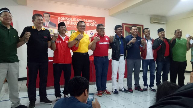 9 Sekjen Parpol Pendukung Koalisi Pendukung Jokowi. (Foto: Adim Mugni/kumparan)