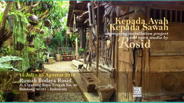 Menengok Instalasi Seni Agraris di Rumah Budaya Rosid  (2)