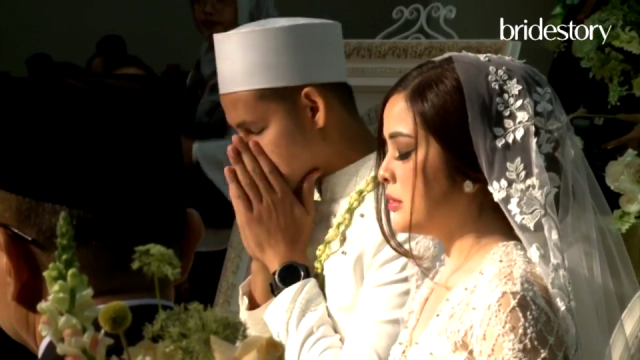 Suasana pernikahan Tasya Kamila. (Foto: Live Facebook/Bridestory Indonesia)