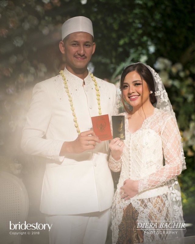 Kebaya pengantin Tasya Kamila (Foto: Dok. Bridestory )
