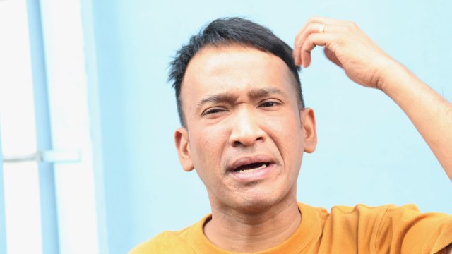 Ruben Onsu ketika ditemui awak media di Jakarta, Senin (6/8). (Foto: Munady Widjaja)