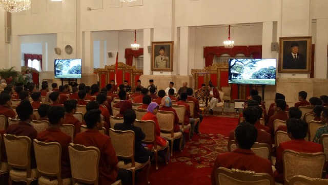 IMM dan Muhammadiyah bertemu Presiden RI, Joko Widodo di Istana Negara, Jakarta, Senin (6/8). (Foto: Jihad Akbar/kumparan)