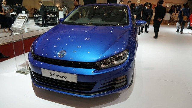 Volkswagen Scirocco pada GIIAS 2018 di ICE, BSD, Tangerang, Senin (6/8). (Foto: Iqbal Firdaus/kumparan)