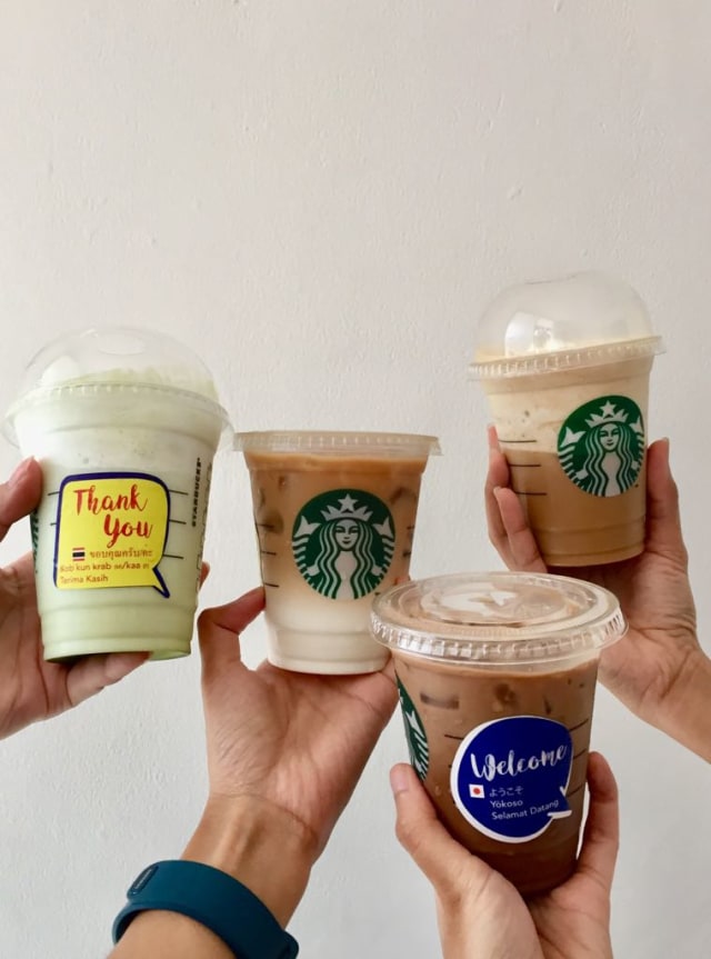 Greet with a Cup Starbucks Indonesia (Foto: Kartika Pamujiningtyas)