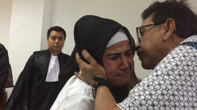 Persidangan Dhawiya di Pengadilan Negeri Jakarta Timur, Selasa (7/8). (Foto: Maria Gabrielle Putrinda/kumparan)