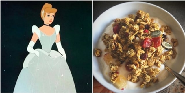 Menu sarapan Putri Disney (Foto: Instagram/ @disney.princess.world @mareena.bibi)