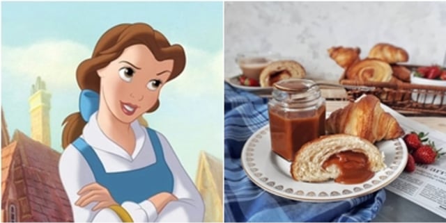 Menu sarapan Putri Disney (Foto: Instagram/ @disney.princess.world @mg_marfa)