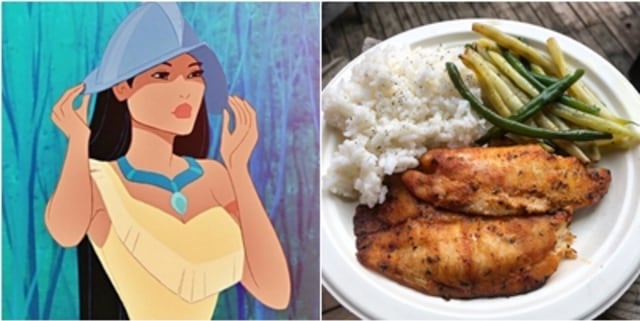 Menu sarapan Putri Disney (Foto: Instagram/ @disney.princess.world @bbqbully)