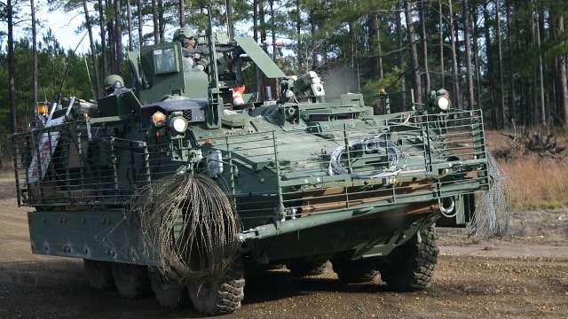 Kendaraan tempur Stryker. (Foto: Wikipedia)