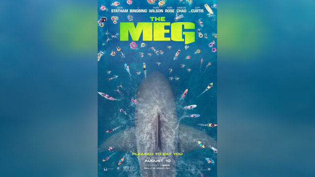 Poster Film The Meg. (Foto: Twitter @jameskleinmann )