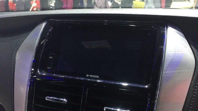 Audio touchscreen pada Toyota Yaris (Foto: Aditya Pratama Niagara/kumparanOTO)