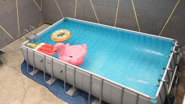 Portable Pool di NOMAD Hostel (Foto: Helinsa Rasputri/kumparan)