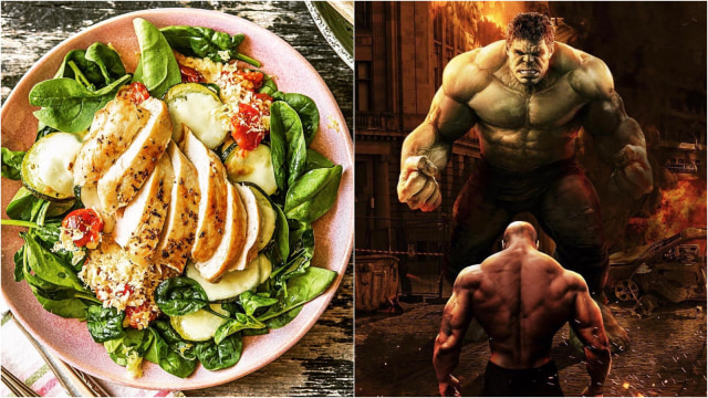 Hulk. (Foto: Instagram/@beastxrco & @healthtymaxfit)