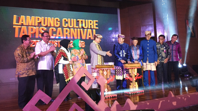 Peluncuran acara Lampung Krakatau Festival, Kamis (9/8). (Foto: Helinsa Rasputri/kumparan)