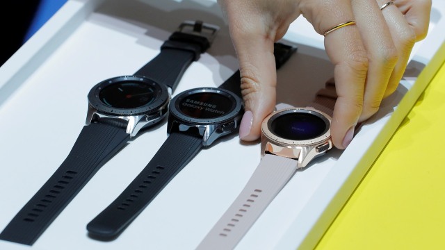 Samsung Galaxy Watch. (Foto: Lucas Jackson/Reuters)