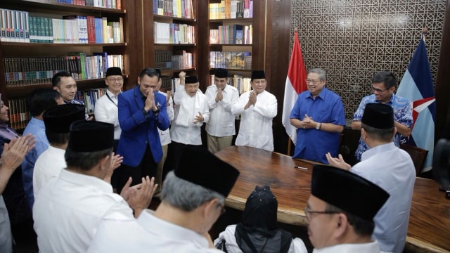Sby resmi dukung Prabowo di Pilpres 2019 (Foto: Twitter @jansen_jsp)