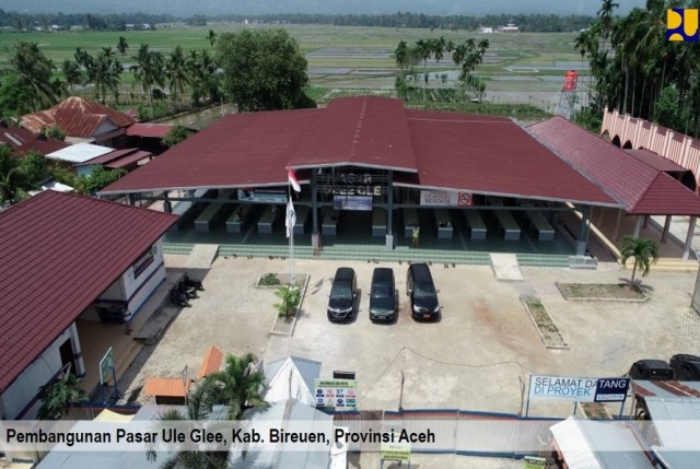 Pasar Ule Glee Aceh (Foto: Kementerian PUPR)