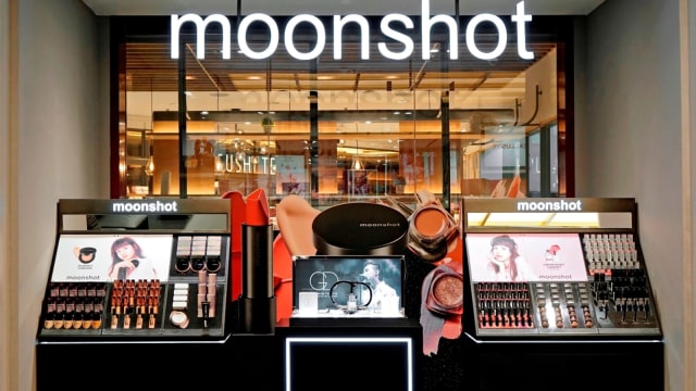 Moonshot, kosmetik produksi YG Ent resmi rilis di Indonesia. (Foto: Dok. Magnifique)