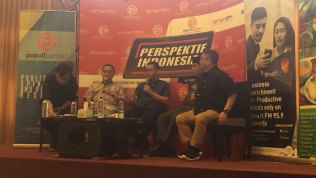 Diskusi Prespektif Indonesia di Gado-Gado Boplo, Jakarta (11/8/18). (Foto: Reki Febrian/kumparan)