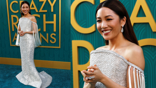 Constance Wu di Premiere Crazy Rich Asians (Foto: REUTERS/Mario Anzuoni)
