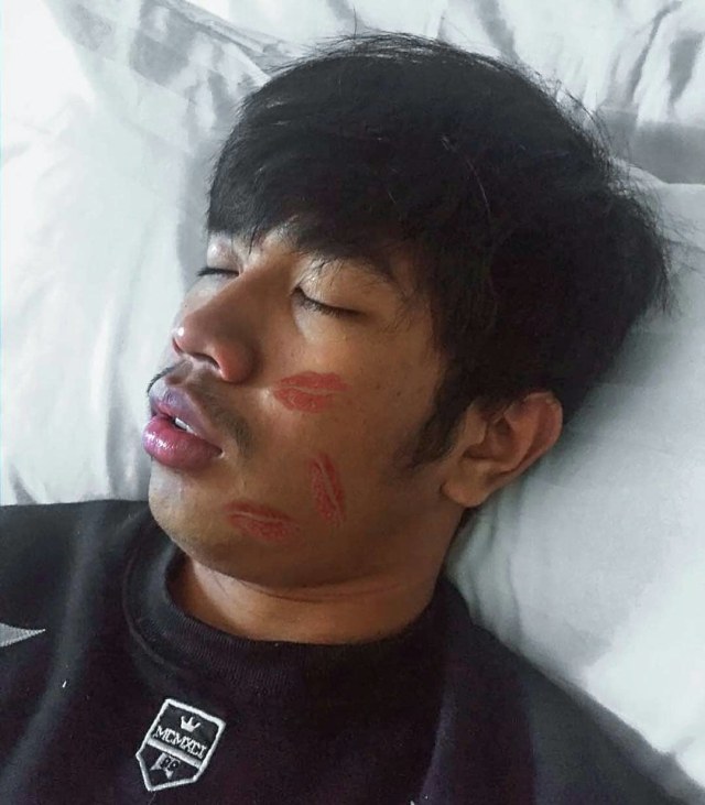 7 Foto Makeup Lebam Young Lex versi Netizen (8)