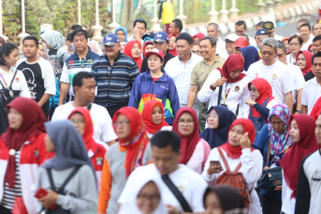 Menko PMK di Palembang (Foto: Kemenko PMK)