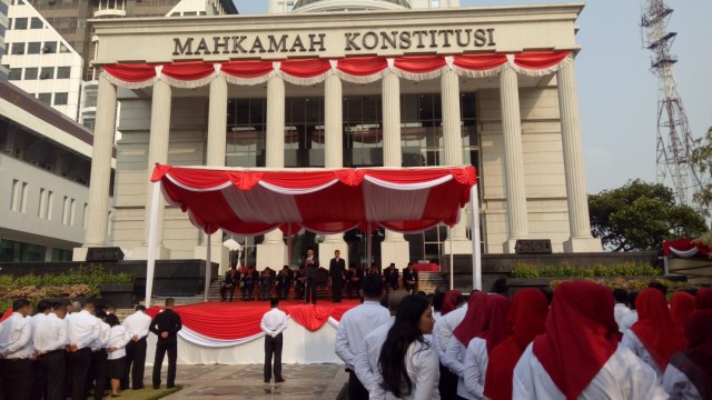 Upacara dan acara syukuran HUT MK ke 15 (Foto: Maulana Ramadhan/kumparan)