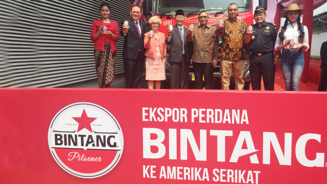 Ekspor Perdana Bir Bintang ke Amerika Serikat, Jakarta, Senin (13/8/2018). (Foto: Selfy Sandra Momongan/kumparan)