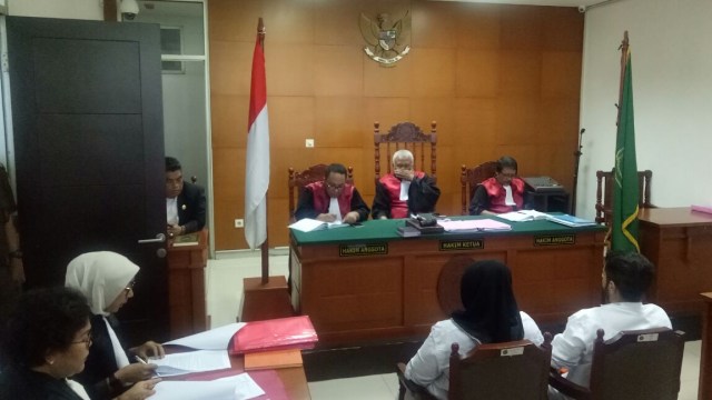 Suasana sidang Dhawiya di Pengadilan Negeri Jakarta Timur, Selasa (14/8). (Foto: Aria Pradana/kumparan)
