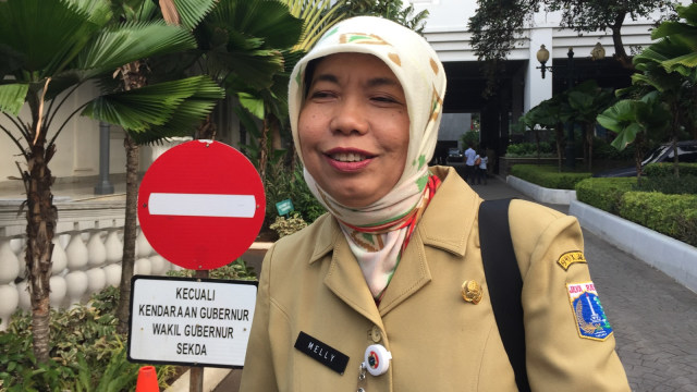 Pelaksana Tugas (Plt) Kepala Dinas Perumahan Rakyat dan Kawasan Permukiman DKI Jakarta, Meli Budiastuti ketika ditemui awak media di Jakarta, Selasa (14/8). (Foto: Moh Fajri/kumparan)