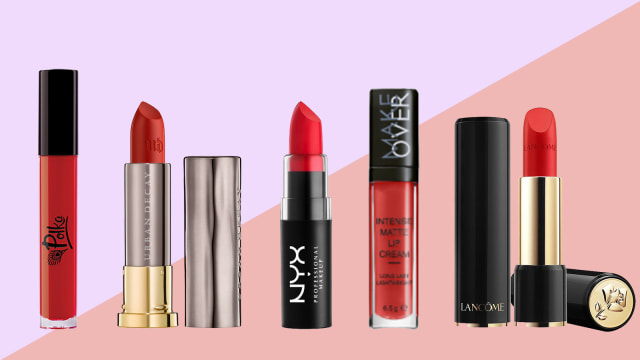 Lipstik Merah Matte (Foto: Sephora, Make Over, Polka)