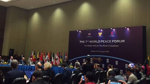 World Peace Forum di Hotel Sultan Jakarta (Foto: Yuana Fatwalloh/kumparan)