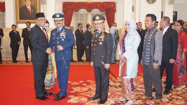 Syafruddin dilantik menjadi MenPAN-RB di Istana Negara, Jakarta (15/8/2018). (Foto: Yudhistira Amran Saleh/kumparan)