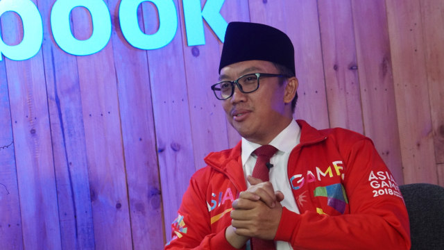 Menteri Pemuda dan Olahraga, Imam Nahrawi dalam acara Minister Live! Series di Jakarta, Rabu (15/8). (Foto: Fanny Kusumawardhani/kumparan)