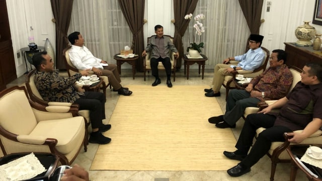 JK Terima Prabowo-Sandi di Rumah Dinasnya (Foto: dok: tim prabowo-sandi)