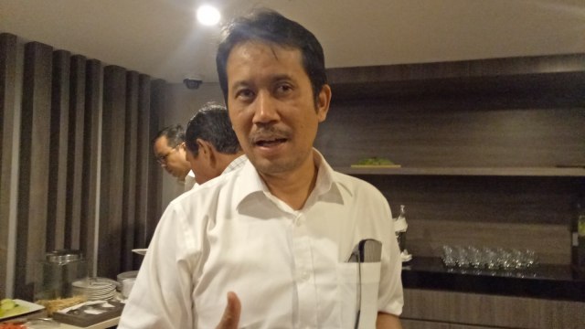 Direktur Teknik dan Manajemen Risiko PT Pelindo II, Dani Rusli, Kamis (16/8/18). (Foto: Resya Firmansyah/kumparan)
