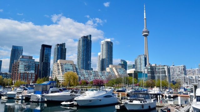 CN Tower dan sudut kota di Kanada Foto: Pixabay
