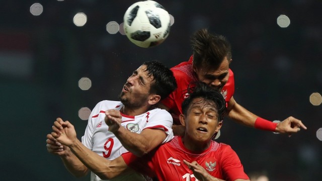 Timnas Indonesia U-23 vs Palestina (Foto: INASGOC/Charlie)