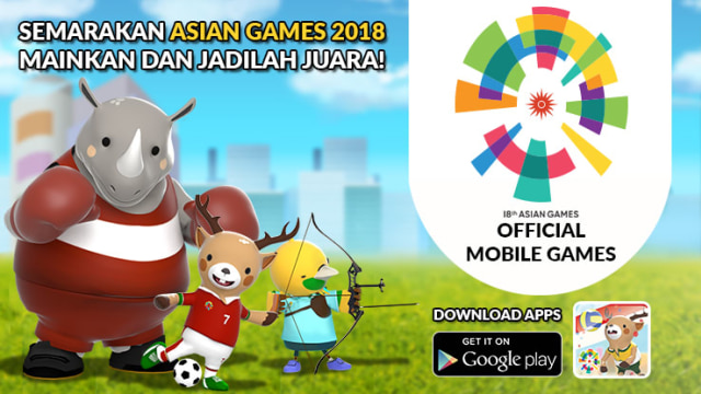 Aplikasi game Asian Games 2018. (Foto: Screenshot Game Asian Games 2018)