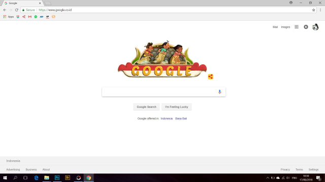 Doodle Google Hari Kemerdekaan RI (Foto: Google)