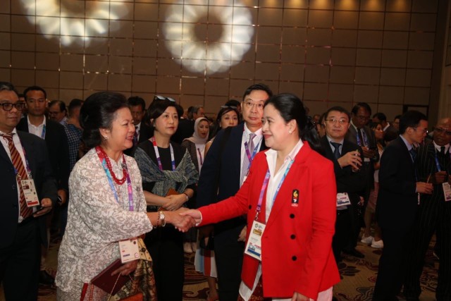Menko PMK di Acara Sambutan Keluarga Besar Olympic Council of Asia  (Foto: Kemenko PMK)