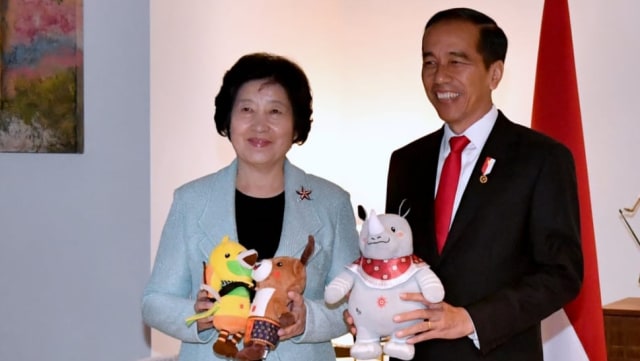 Jokowi terima Wakil PM RRT. (Foto: dok. Biro Pers Setpres)